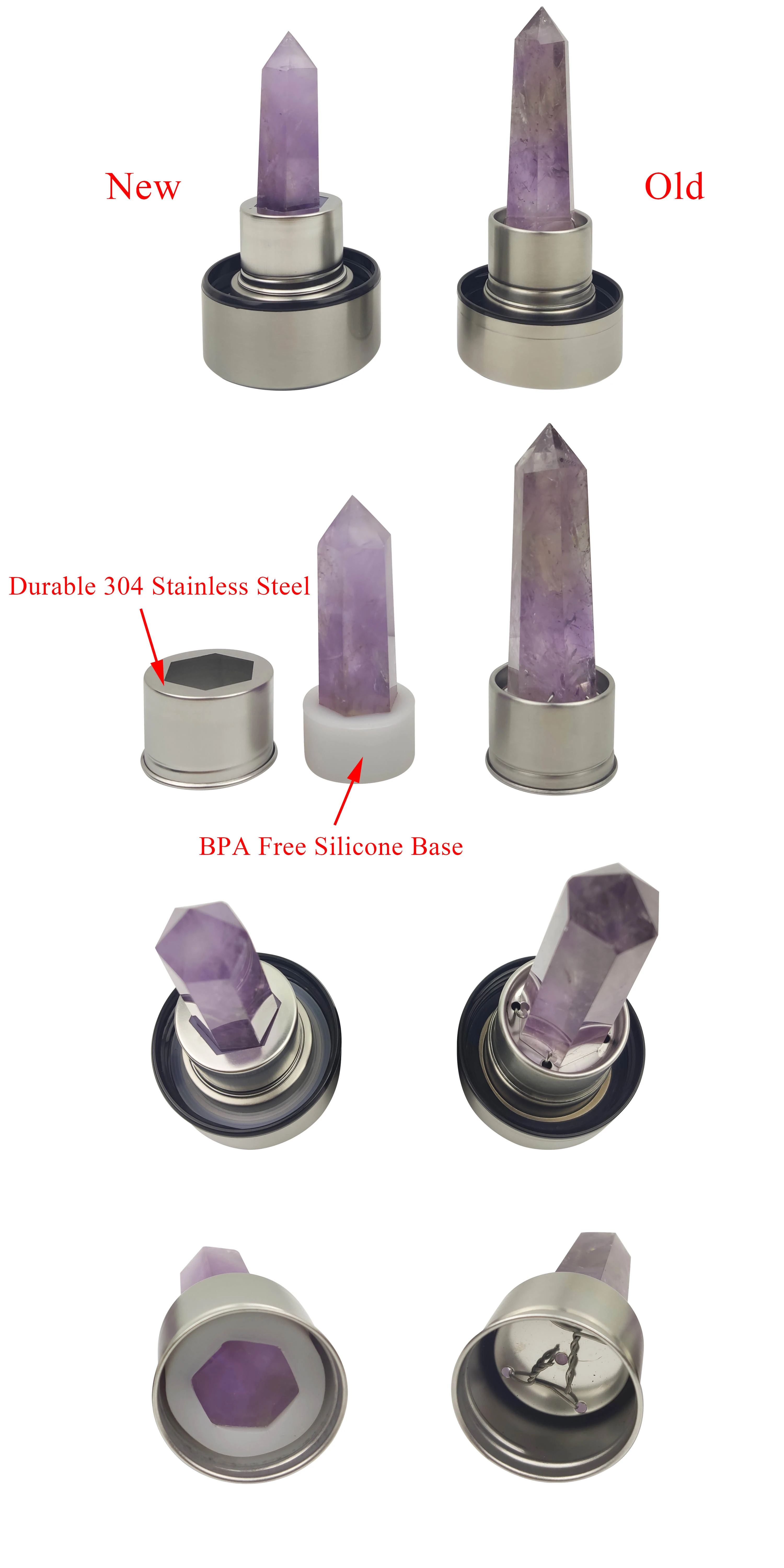 silicone base crystal glass water bottle silicone base crystal glass water bottle