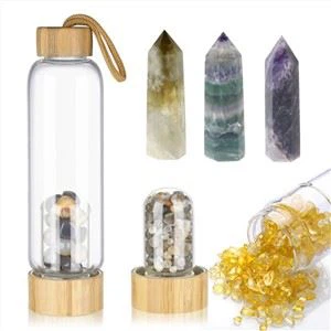 Crystal Glass Water Bottle